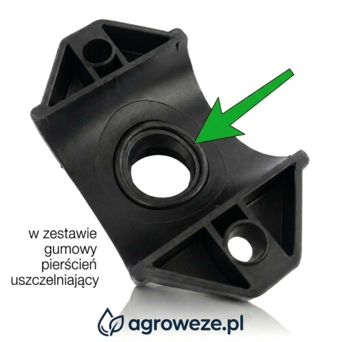 Opaska siodłowa obejma na rurę PE 90x6/4 GW PN10