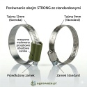 2szt opasek szerokich 190-220mm