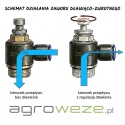 Zawór dławiąco zwrotny 06x1/8" kolanko