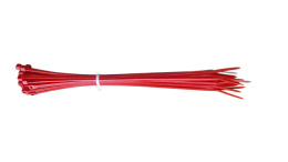 Taśma kablowa trytytka czerwona 200/3,6 100szt