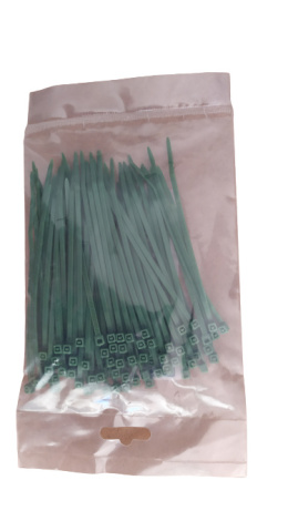 Taśma kablowa trytytka zielona 100/2,5 100szt