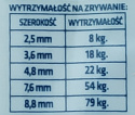 Taśma kablowa trytytka szara 300/3,6 100szt