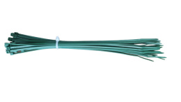 Taśma kablowa trytytka zielona 200/3,6 100szt