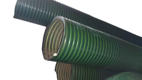 Wąż PVC ciężki woda szambo nawóz pasza fi200mm 3m