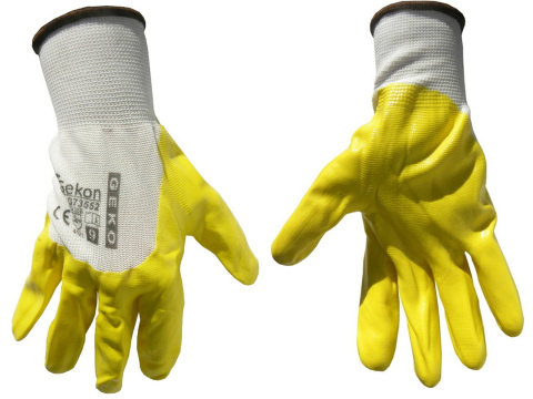 Rękawice ochronne r.9/żółte