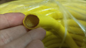 Wąż techniczny żółty 12,5x3mm
