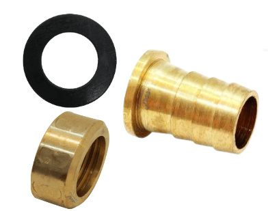 Złączka na wąż okrągła nakrętka mosiądz GW 3/4"x10 Złączka na wąż okrągła nakrętka mosiądz GW 3/4"x10