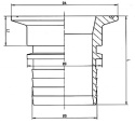 Złącze trójzaciskowe TRI Clamp DN12/50,5 do węża