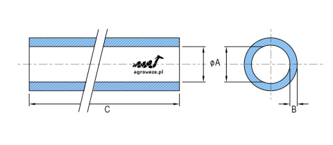 Przewód silikonowy 40x1000 16,1bar 4,5mm 3wzm Przewód silikonowy 40x1000 16,1bar 4,5mm 3wzm