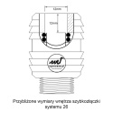 Wtyk do szybkozłącza ze spiralą DN6X4