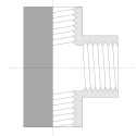 Trójnik 1/8" nierdzewny GW 16 bar