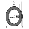 Uszczelka złacza Camlock 1/2" DN15