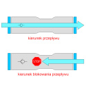 Zawór zwrotny wtykowy 04mm