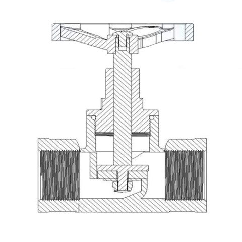 Zawór grzybkowy 3/4" GW/GW 10bar DVGW typ1105 Zawór grzybkowy 3/4" GW/GW 10bar DVGW typ1105