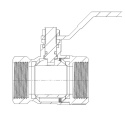 Zawór 3-drożny 3/8" 16bar typ L