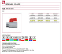 Zawór kulowy mini 1/2" GW/GZ 10bar typ126