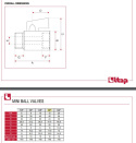 Zawór kulowy mini 1/2" GW/GZ 10bar typ126