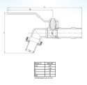 Zawór kulowy wypływowy 3/4" GZ 10bar typ 120