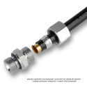 Zakucie do tekalanu 4mm gwint M8x1