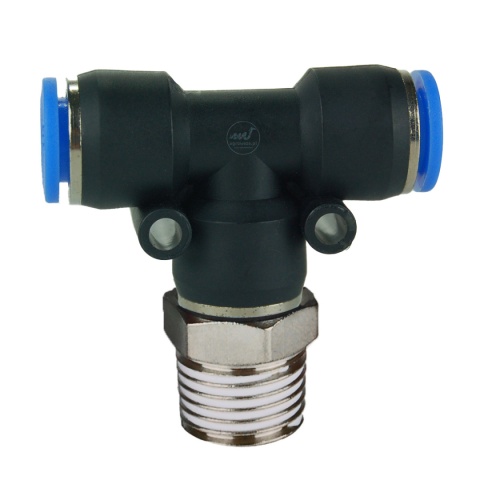 5szt. trójników do pneumatyki 4mm x M5 GZ x 4mm 5szt. trójników do pneumatyki 4mm x M5 GZ x 4mm