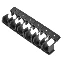 Listwa mocująca przewodu 4mm, 6 gniazd