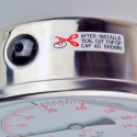 Manowakuometr -1 +3bary, 1/2" dolny, glicerynowy, 100mm