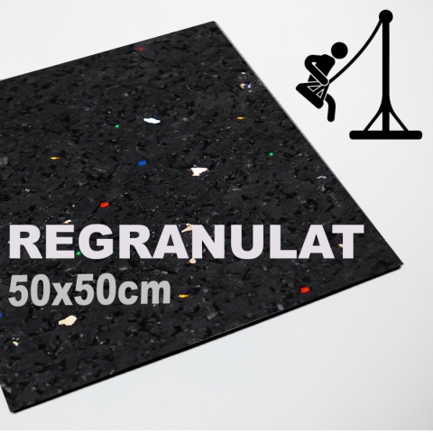 Arkusz gumy 6mm, 25x50cm (0,125mb) regranulat na wibroizolacje, podkładki Arkusz gumy 6mm, 25x50cm (0,125mb) regranulat na wibroizolacje, podkładki