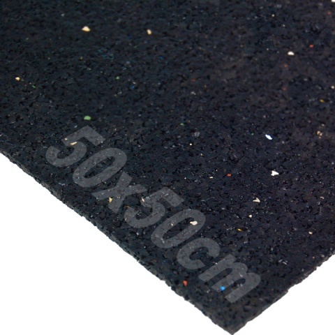 Arkusz gumy 6mm, 50x50cm (0,25mb) regranulat na wibroizolacje, podkładki Arkusz gumy 6mm, 50x50cm (0,25mb) regranulat na wibroizolacje, podkładki