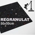 Arkusz gumy 6mm, 50x50cm (0,25mb) regranulat na wibroizolacje, podkładki