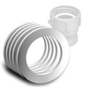 5x uszczelka PTFE gwintu złącza Camlock DN65