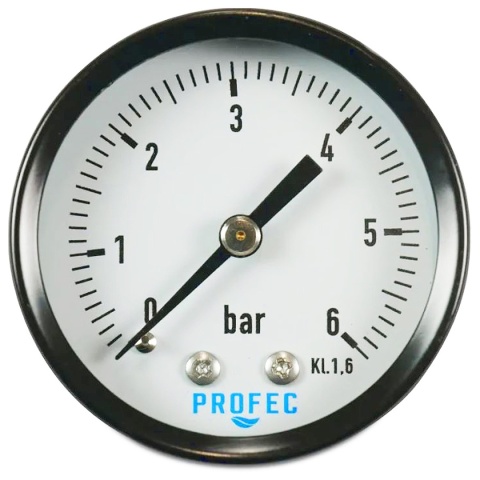 Manometr 0 - 2,5bar 50mm, suchy, tylny, GZ1/4" Manometr 0 - 2,5bar 50mm, suchy, tylny, GZ1/4"