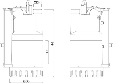 Pompa zatapialna 230V 0,55kW NOVA 600 z pływakiem Pompa zatapialna 230V 0,55kW NOVA 600 z pływakiem