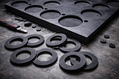 Arkusz płyty gumowej SBR 3mm, 60x50cm (0,25mb) na uszczelki, podkładki,