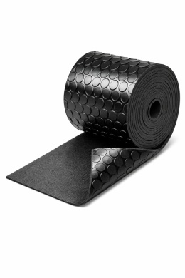 Pas wykładziny gumowej 25x140cm(0,25mb), gr.3mm, molet, metro, w kółka