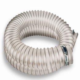 Wąż, rura 40mm x 1m z opaskami, do podajnika pelletu pieca CO