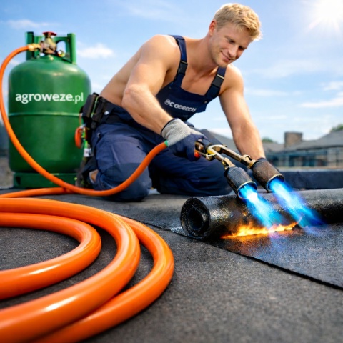 Wąż do gazu propan-butan 9x2,5mm