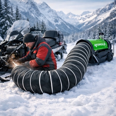 Wąż wentylacyjny do nagrzewnic KLIN TPE BLOW