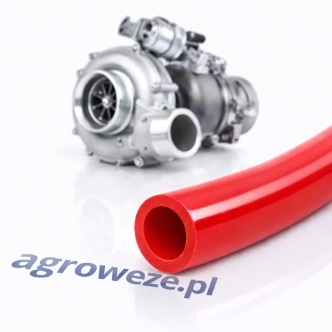 Wąż VACUUM 6x11mm silikonowy, czerwony