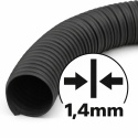Wąż dolot snorkel nagrzewnica 1,4 180mm