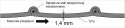 Wąż dolot snorkel nagrzewnica 1,4 320mm