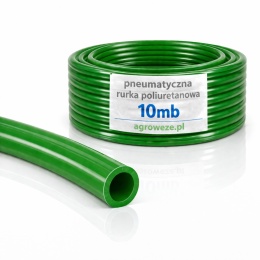 10mb przewód pneumatyczny poliuretan 6x4 zielony