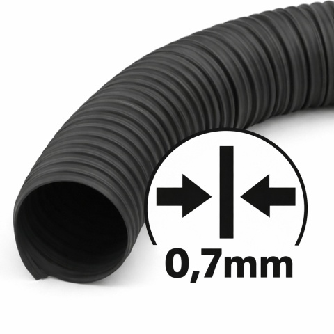Wąż dolotowy snorkel nagrzewnica lekki 205mm