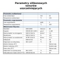 Sznur silikonowy uszczelka fi 6mm