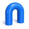 Kolanko silikonowe 180° 102x152mm 7,4bar 5,5mm 5wzm.