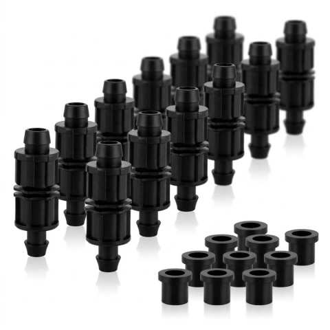 10szt. wpinek 15mm do rury 16mm, wciskane do nawodnień