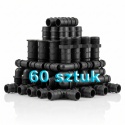 60szt. złączek wciskanych 16mm do nawodnień