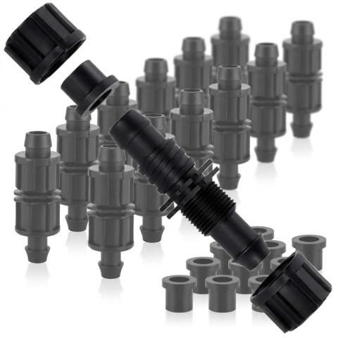 10szt. wpinek 15mm do rury 20mm, wciskane do nawodnień