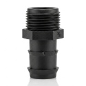 10szt. złączek prostych do rury 25mm - GZ3/4", wciskane do nawodnień