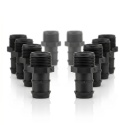 10szt. złączek prostych do rury 25mm - GZ3/4", wciskane do nawodnień