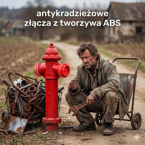 Pokrywa nasady/zaślepka STORZ 52 czerwona ABS
